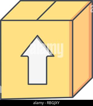 Vektor Paket Symbol Stock Vektor