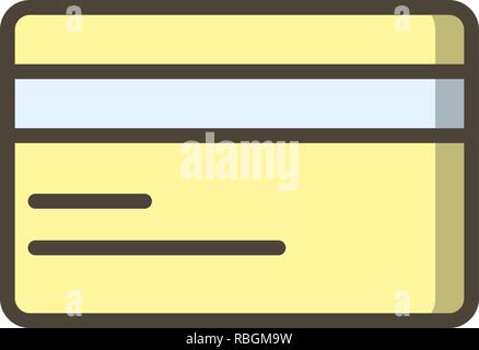 Vektor-Credit Card-Symbol Stock Vektor