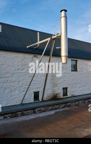 Ballindalloch Single Estate Whiskey Distillery in Spey Valley, Ballindalloch, Schottland Stockfoto