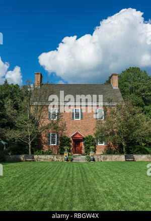 Das ursprüngliche Herrenhaus für Herrn und Frau Lammot du Pont Copeland, Mt. Kuba Center, Pennsylvania, USA. Stockfoto