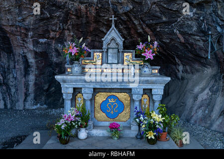 Lourdes Höhle Kishimoto, Katholische Kirche, St. Mary's Cathedral, Bunkyo-Ku, Tokio, Japan Stockfoto