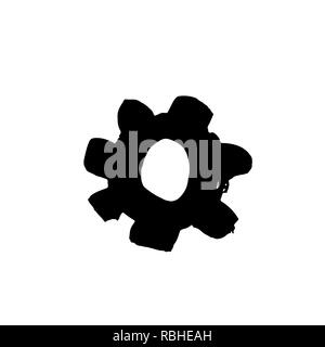 Gang grunge Symbol. Vector Illustration. Stock Vektor