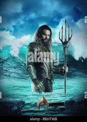 Original Film Titel: aquaman. Englischer Titel: aquaman. Jahr: 2018. Regie: JAMES WAN. Stars: Jason Momoa. Quelle: DC Comics/DN UNTERHALTUNG/WARNER BROS/Album Stockfoto