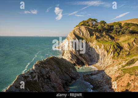 Treppe Loch, West Lulworth, Dorset, England Stockfoto