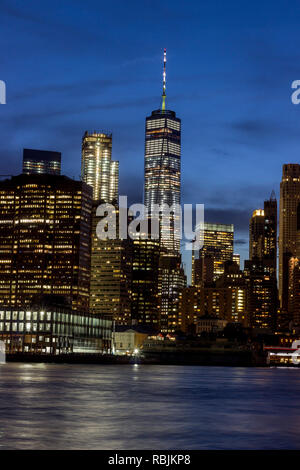 Regnerischen Tag in NY Stockfoto