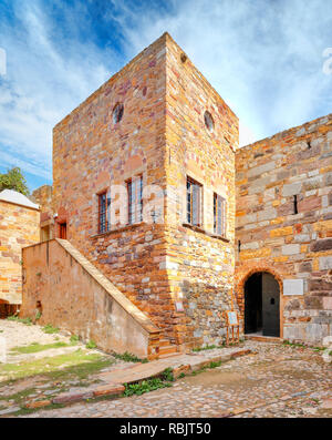 Das Schloss in der Stadt der Insel Chios, Griechenland Stockfoto