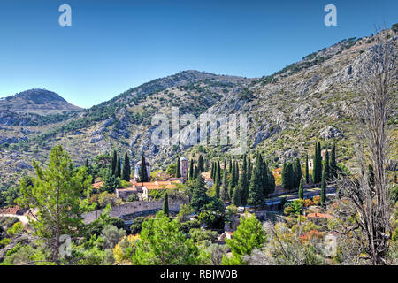 Das Kloster Nea Moni auf Chios Island, Griechenland Stockfoto