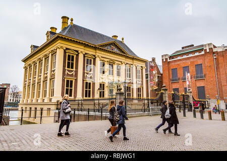 Den Haag, Niederlande - 5 April, 2016: mauritshuis oder Maurice Haus art museum in Den Haag, Holland Stockfoto