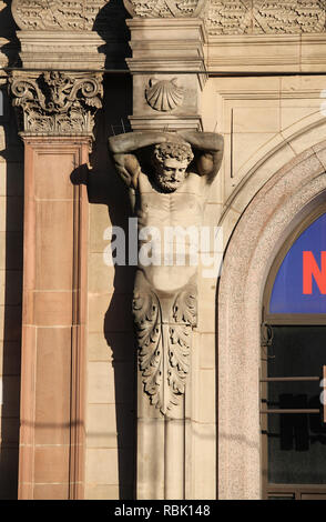 Architektonischen Details von Sheffield United Gas Light Company Bürogebäude in 1874 Stockfoto