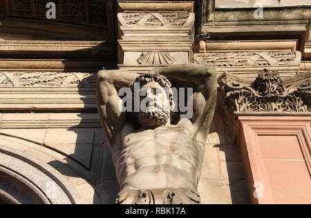 Architektonischen Details von Sheffield United Gas Light Company Bürogebäude in 1874 Stockfoto