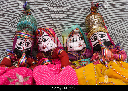 Mysore Dussehra Feierlichkeiten oder Dasara Festival die Prozession am Mysore Palast der indischen Maharadschas oder König in Karnataka, Indien Stockfoto