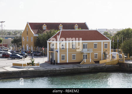 Regierungsgebäude in Bonaire Stockfoto