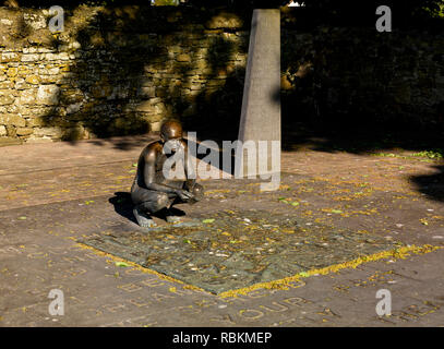 W. B. Yates Denkmal am Drumcliffe, Co Sligo Stockfoto