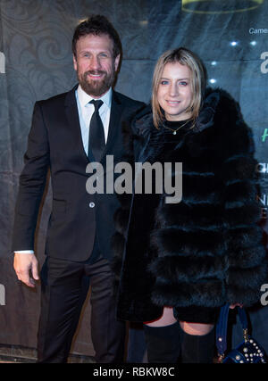 London, Großbritannien. 10. Jan 2019. Simon Merrells und Alexandria Sands an der 2019 "Gold Film Awards" in der Regent Street Kino am 10. Januar 2019 in London, England Credit: Gary Mitchell, GMP-Media/Alamy leben Nachrichten Stockfoto