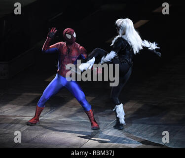 Sunrise, FL, USA. 10 Jan, 2019. Marvel Universum lebt! Alter der Helden im BB&T Center am Januar 10, 2019 in Sunrise, Florida. Quelle: MPI04/Medien Punch/Alamy leben Nachrichten Stockfoto