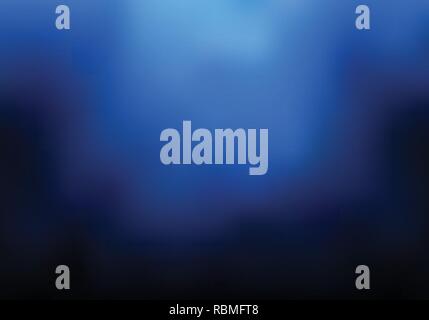 Abstrakte Dunkelblau verschwommenen Hintergrund mit Rauch und Kopieren. Nachtclub Space. Vector Illustration Stock Vektor