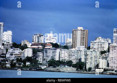 Walkeshwar Skyline, Mumbai, Maharashtra, Indien, Asien Stockfoto