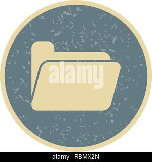 Vektor Symbol Ordner Stock Vektor