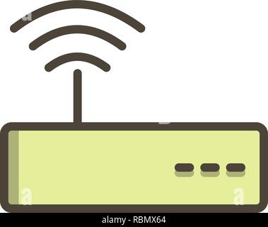 Vektor WLAN Symbol Stock Vektor