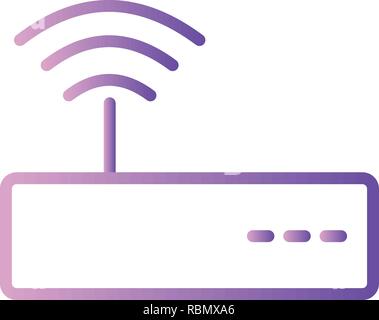 Vektor WLAN Symbol Stock Vektor