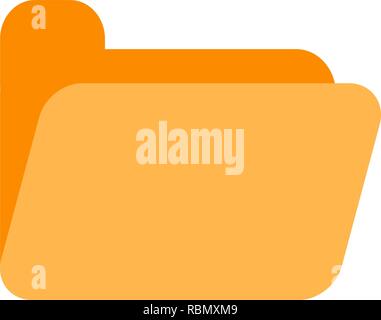 Vektor Symbol Ordner Stock Vektor