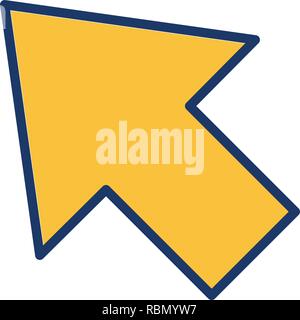 Vektor Symbol Cursor Stock Vektor