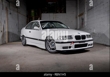 E36 Form BMW M3 Sports Saloon Stockfoto