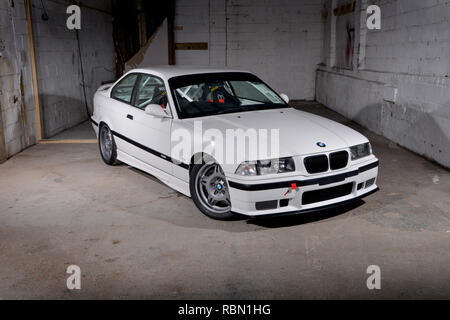E36 Form BMW M3 Sports Saloon Stockfoto