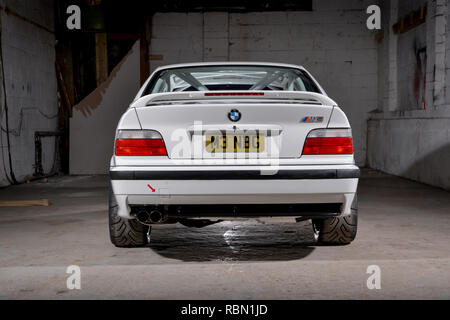 E36 Form BMW M3 Sports Saloon Stockfoto