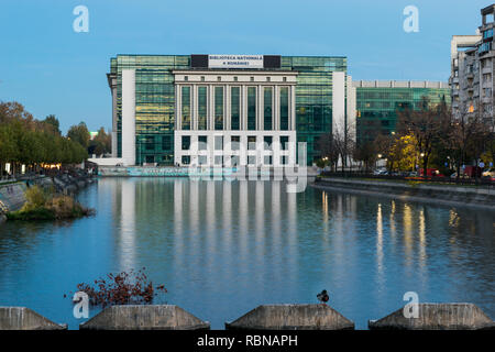 Bukarest, Rumänien - November 04, 2018: Blick auf die Rumänien Nationalbibliothek in Bukarest, Rumänien, Europa. Stockfoto