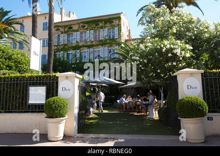 Dior Des Lices, Saint-Tropez Küstenstadt an der französischen Riviera, in der Region Provence-Alpes-Côte d'Azur im Südosten Frankreich, Europa Stockfoto