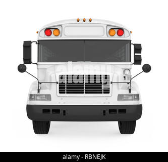 Gefangener Verkehrsmittel Bus isoliert Stockfoto