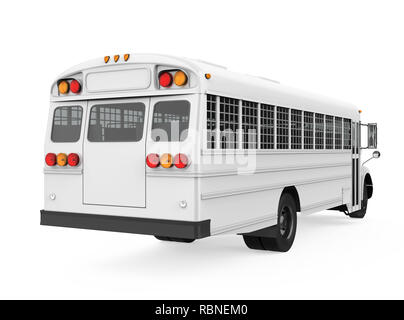 Gefangener Verkehrsmittel Bus isoliert Stockfoto