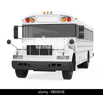 Gefangener Verkehrsmittel Bus isoliert Stockfoto