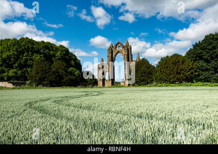 Gisborough Priory, Guisborough, North Yorkshire Stockfoto