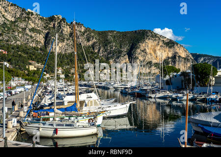 Europa. Frankreich. Alpes-Maritimes (06). Beaulieu-sur-Mer. Die Marina Stockfoto