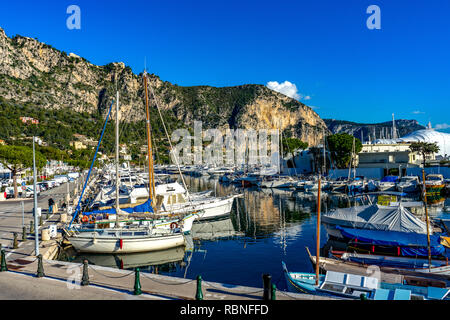 Europa. Frankreich. Alpes-Maritimes (06). Beaulieu-sur-Mer. Die Marina Stockfoto