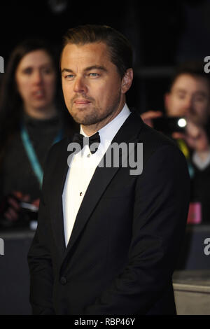 Verschiedene Prominente nehmen an der EE BAFTA Awards gesponsert am Royal Opera House in Covent Garden, London Mit: Leonardo DiCaprio, Wo: London, Vereinigtes Königreich, wenn: 14 Feb 2016 Credit: Steve Finn/WANN Stockfoto