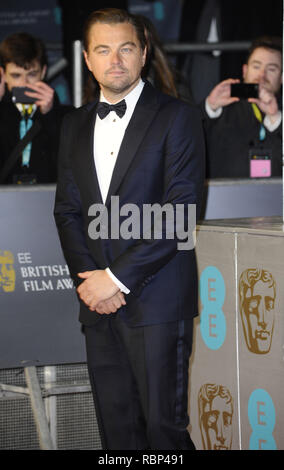 Verschiedene Prominente nehmen an der EE BAFTA Awards gesponsert am Royal Opera House in Covent Garden, London Mit: Leonardo DiCaprio, Wo: London, Vereinigtes Königreich, wenn: 14 Feb 2016 Credit: Steve Finn/WANN Stockfoto