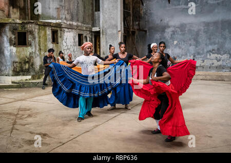 Kubanische MODERN DANCE CENTER CENTRAL Havanna Havanna Kuba Stockfoto