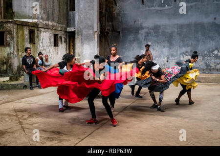 Kubanische MODERN DANCE CENTER CENTRAL Havanna Havanna Kuba Stockfoto