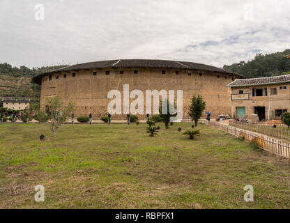 Tulou Rundschreiben Gemeinschaften unter Huaan Unesco Weltkulturerbe Stockfoto