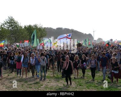 "Ende Gelände" 06-10-2018 09. Stockfoto