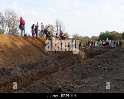 "Ende Gelände" 06-10-2018 20. Stockfoto