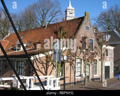 1 Kerkstraat Ouderkerk aan de Amstel Niederlande. Stockfoto