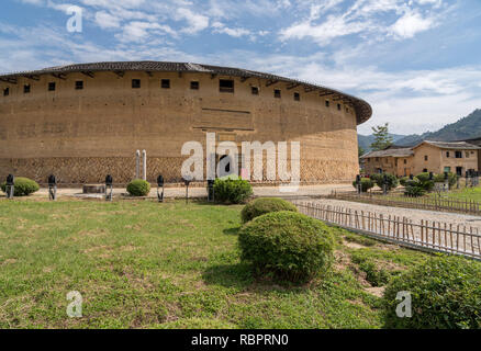 Tulou Rundschreiben Gemeinschaften unter Huaan Unesco Weltkulturerbe Stockfoto