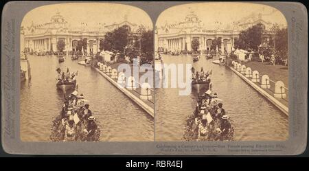 - Gruppe 47 Stereograph Blick auf die 1904 St. Louis World's Fair und Louisiana Purchase Exposition - Stockfoto