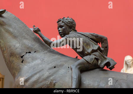 Diese Skulptur ist einfach spektakulär und es fühlt sich wirklich wie das Pferd ist Ihnen zu galoppieren. Genug gesagt. Stockfoto