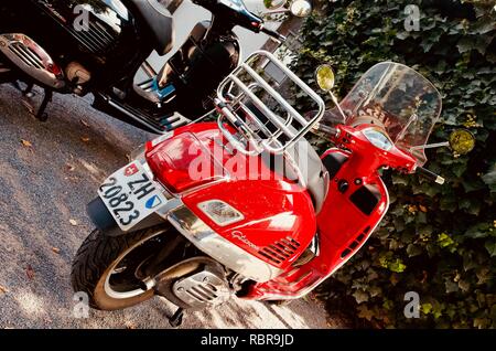 Vespa, Zürich, Schweiz Stockfoto