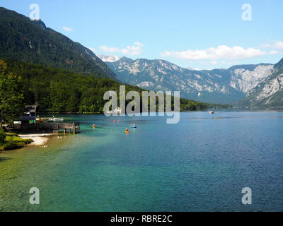 Bohinjer See I Stockfoto